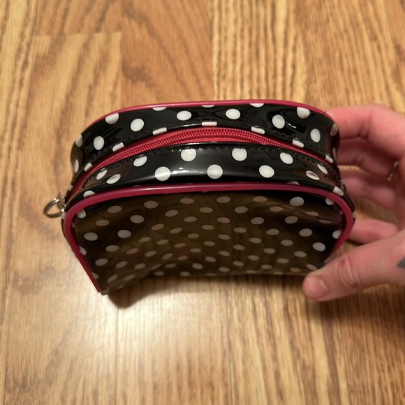 Plastic Polka Dot Cosmetic Case - Picture 2 of 6